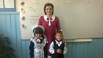 Милая Полинка и непоседа Димка